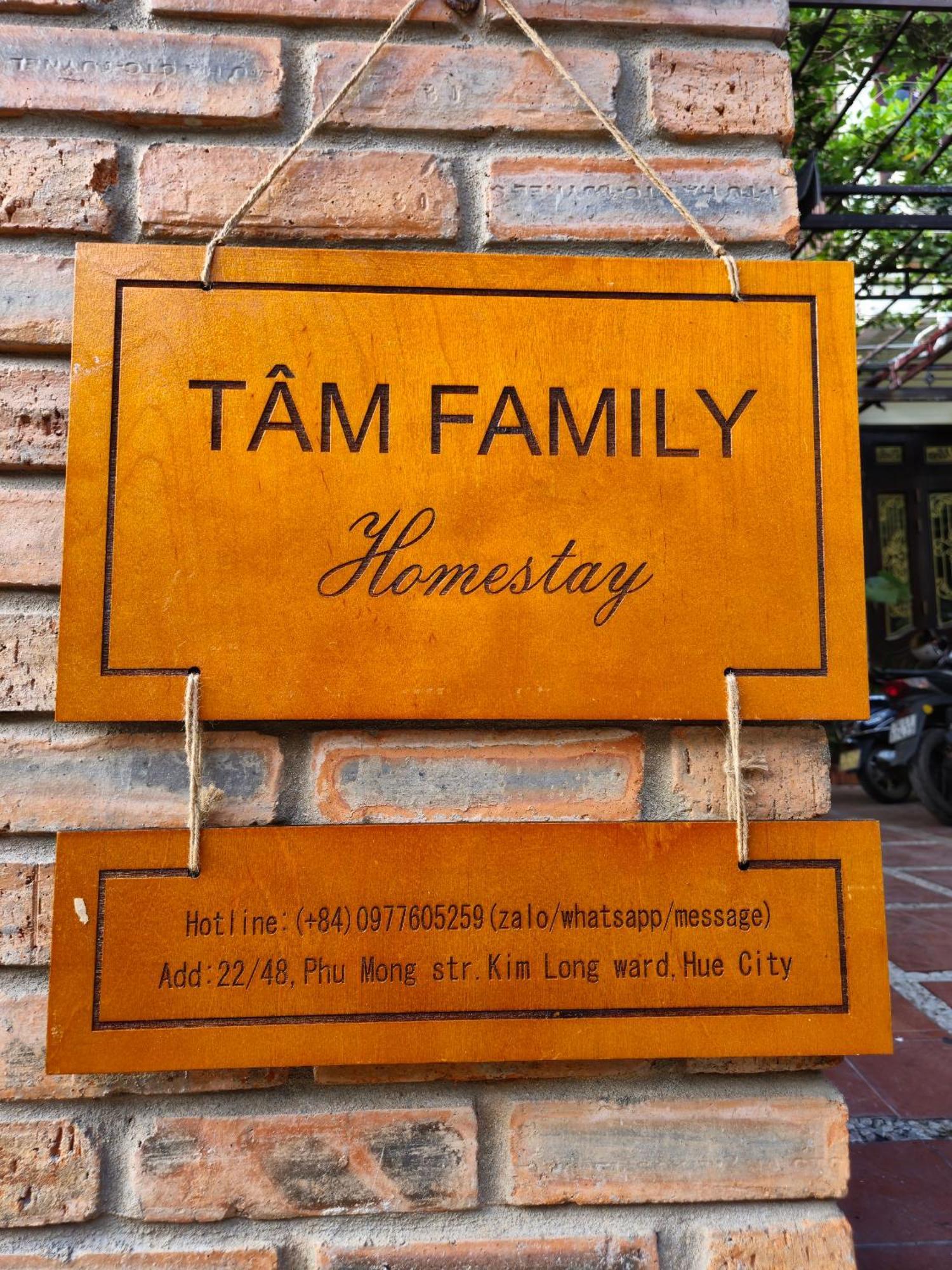 Tam Family Homestay-Hue Eksteriør bilde